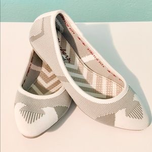 Sketchers Air Cool Memory Foam Gray Flats